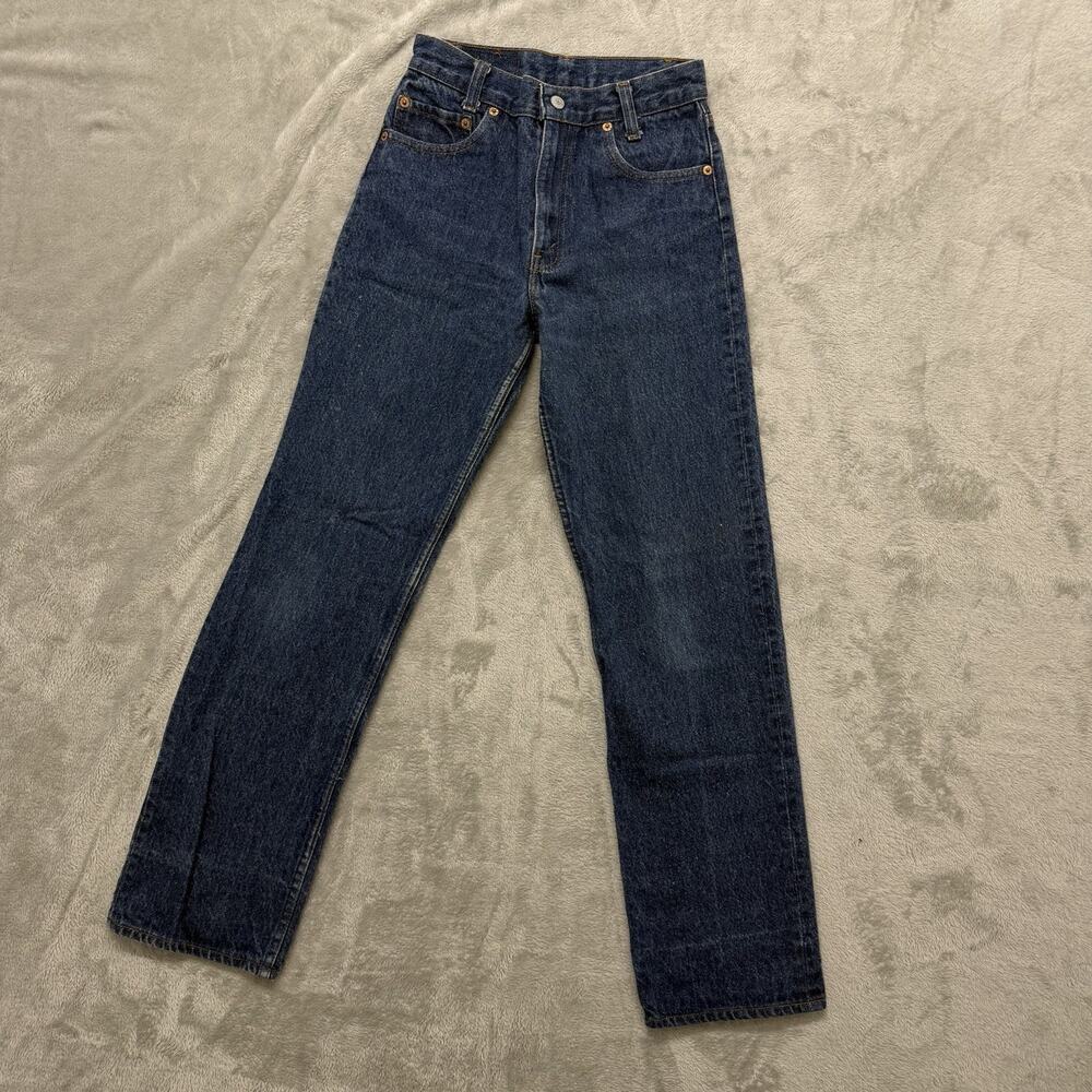 Vintage 80s Levi’s 302 Dark Wash Jeans Made in The USA 1983 26x32 (Fits 24x28.5)